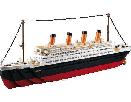 Sluban M38-B0577 - celtniecības rotaļlietas - Titanic Big