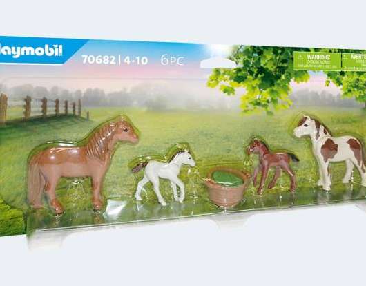PLAYMOBIL® 70682 - Playmobil ponnier med føll