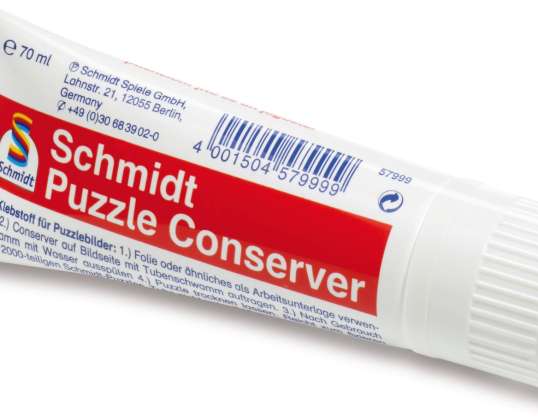 Puzzle Conserv / Glue Tuba 70 ml, 12 kusů, displej