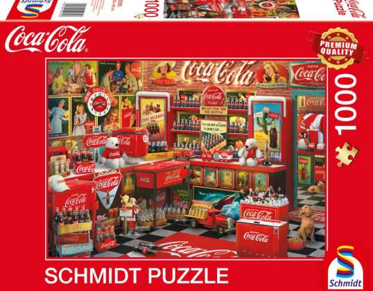 Coca-Cola - Nostalgia Shop - Puzzle de 1000 peças