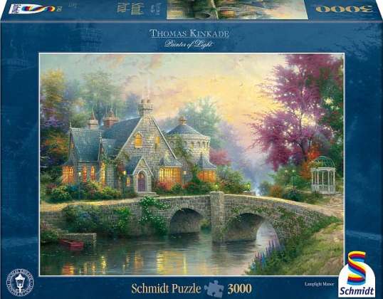 Thomas Kinkade - Večerná nálada - 3000 dielik puzzle