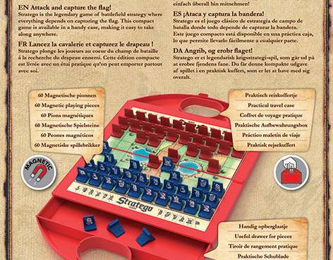 Jumbo Games 19819 - Stratego Compact Jeu