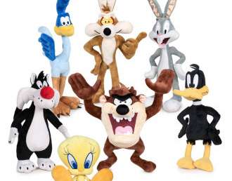 Looney Tunes Mix - plyšové figurky 7-násobné, 32 cm