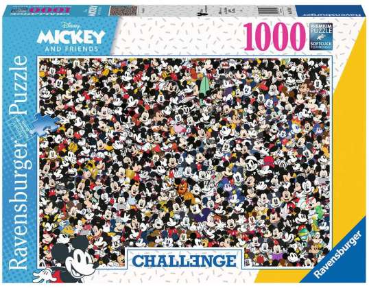 Ravensburger 16744 - Challenge Mickey - Puslespill - 1000 brikker