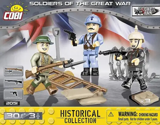 Cobi 2051 - Byggleksaker - Soldater från det stora kriget