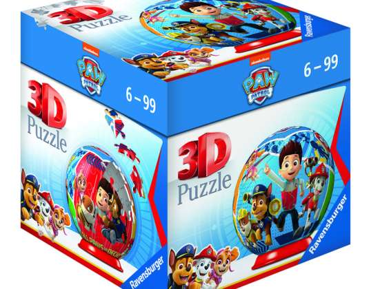 Ravensburger 72078 - Sales display/counter display - Paw Patrol - 3D puzzle ball 54 pieces