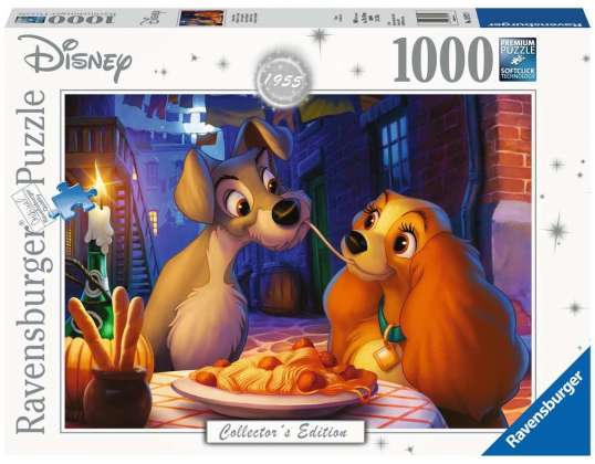 Ravensburger 13972 - Lady and the Tramp - Puzzle - 1000 dielikov