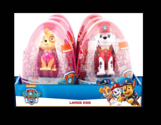 Paw Patrol - Huevo grande con juguetes de Paw Patrol en display - 6 piezas