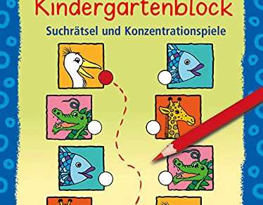 Beschäftigungs Block Kindergarten    Mein superstarker KiGa Block. Suchrätsel und