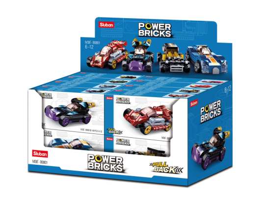 Sluban - Powerbricks - Construction Toys - Display Powerbricks (16 pieces)