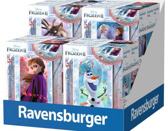 Ravensburger 73153 - Sales display/counter display (12 puzzles) - Disney Frozen 2 - 54 pieces Minipuzzles 