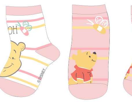 Winnie the Pooh Baby Sokker 2 Pack sortiment størrelse 68 86