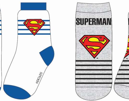 Superman meias sortimento tamanho 23 34