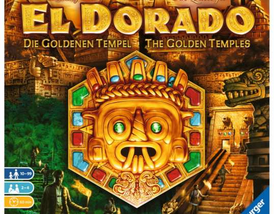 Ravensburger 26129 - Kilpajuoksu El Doradoon - Kultaiset temppelit