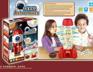 Arkádová kapsulová hra s astronautmi
