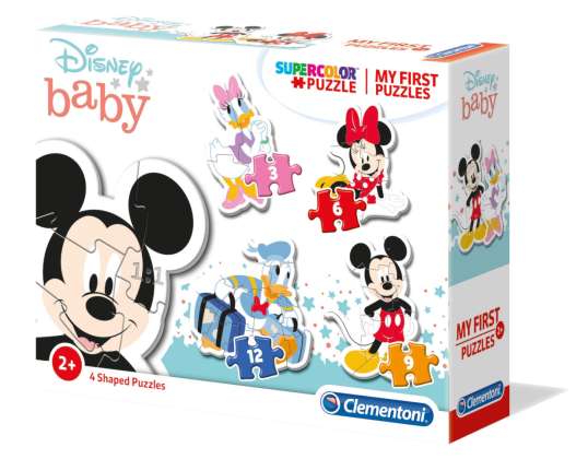 Clementoni 20819 3 6 9 12 piese Primele mele puzzle-uri Disney Mickey Mouse