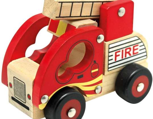 Bino &amp; Mertens   Holzauto Feuerwehr