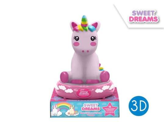 Sweet Dreams Unicorn Night Lamp 3D-figur 