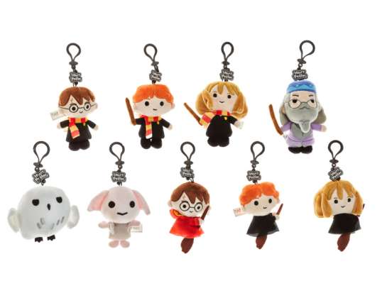 Harry Potter - Plush Clip On ́s 10cm - 18 pieces in display