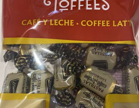 CARAMELOS DE TOFFEE DE CAFÉ CON LECHE