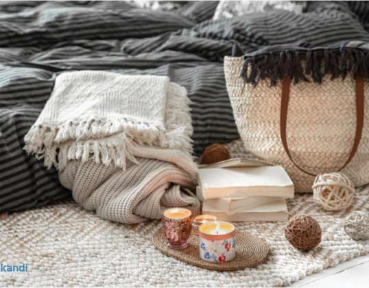 The sisters&#39; rag rug is made of cotton