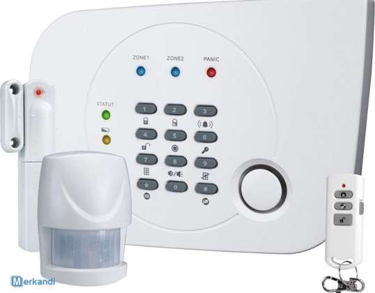 Entegre telefon çeviricili Smartwares HA700+_SW profesyonel alarm sistemi