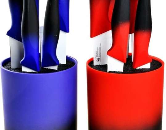 Wellberg Knife Set - Non Stick Coating - 5 piece stainless steel