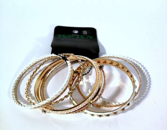 9 bangles as set, € 0,19/pc.,new, with label, retail price minimum € 3,99