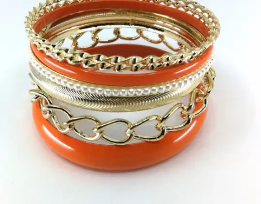6 bangles as set, brand new, with label, retail at least € 3,99