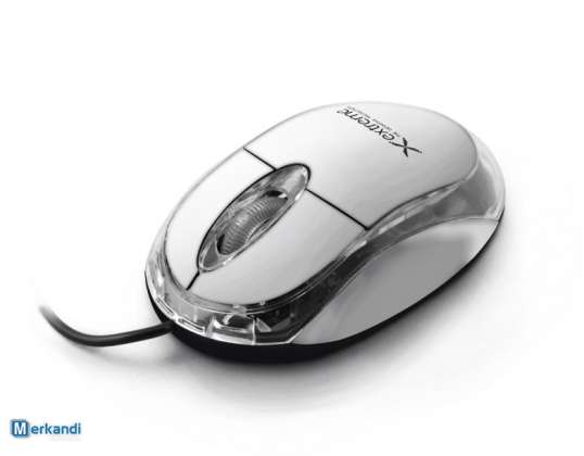 EXTREME CABLE MOUSE 3D-Opt. USB CAMILLE BEYAZ XM102W