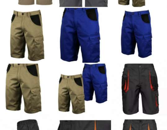 Cargo Pro-werkshorts voor heren in verschillende kleuren en stijlen - maten 30 tot 42, groothandel 1000 paar voor \