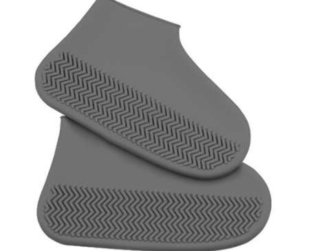Waterproof Rubber Boots M Grey Pink 35 38