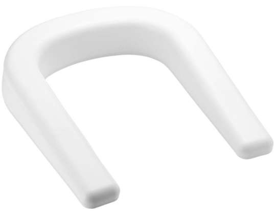 Weißer Komfortsitz Weicher Toilettensitz 6cm Dicke - 100% Kunststoffkonstruktion