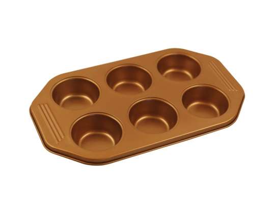 Klausberg KB-7375 Muffin Baking Tray - 31x18.5x3cm Non-stick Coating for Even Baking