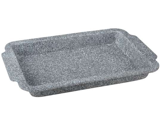 Baking pan, grey marble, 36,5x23x4,8cm Klausberg KB-7382