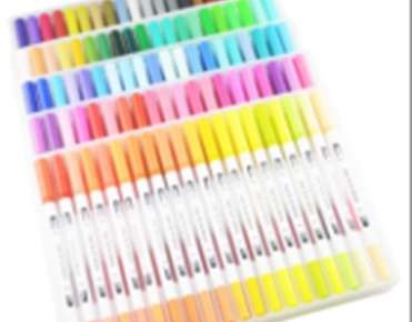 Markers, markers, colored markers, set of 100 pcs