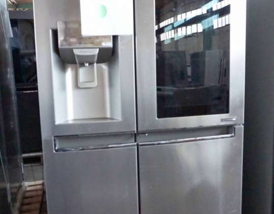 Side by side refrigerators - visual inspection - AEG, Bosch, LG