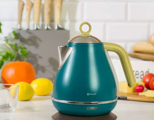 Modern Electric Kettle in Turquoise - Kassel 93222 with Advanced Features
