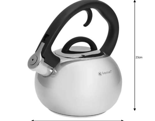 LILAC Kassel 93206 Whistling Kettle - 2.0l Capacity