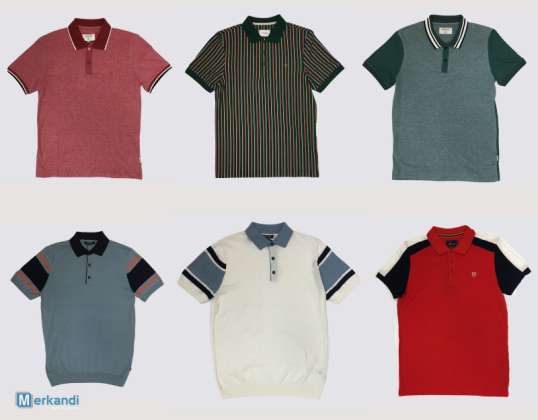 REMUS/FARAH/XV KING heren polo T-shirt mix