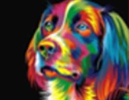 Deimantinės mozaikos siuvinėjimo rinkinys 5D šuo