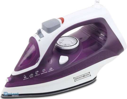 Royalty Line Steam Iron- 2300 W - 400 ml 4 PIECES