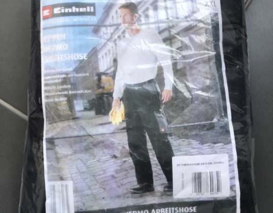 Einhell men's thermal work trousers