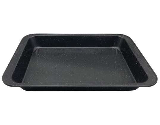 Mold, baking tray, black marble, 37x25x5cm Kinghoff