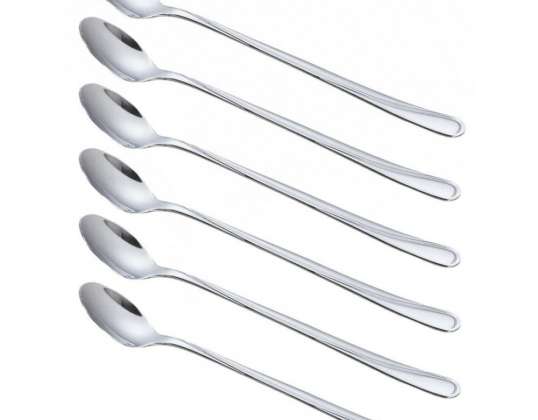 KINGHoff KH-1446 Stainless Steel Dessert Spoon Set - 6 Piece Collection