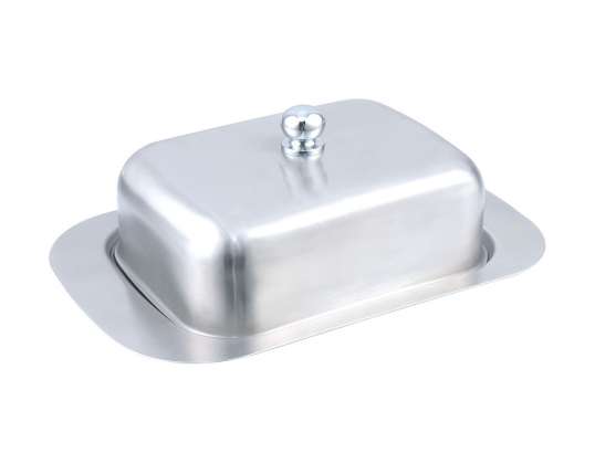 Elegant Kinghoff KH-1462 Stainless Steel Butter Dish 19x12.5x1cm | Wholesale Kitchenware