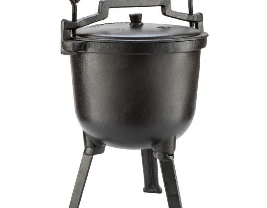 Cast Iron camping casserole 10L Kinghoff KH-2233