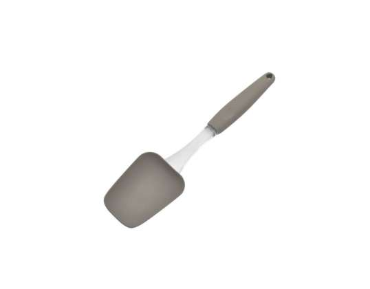 Aukščiausios kokybės pilka silikoninė mentelė by KINGHoff - karščiui atsparus ir nelipnus virtuvės įrankis