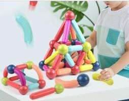 Magnetic Sticks Large Sticks for Toddlers 100 Pieces