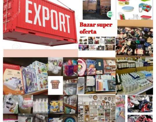 Bazaar Pallet Aanbieding - Voorraad van diverse producten voor groothandels en detailhandelaren